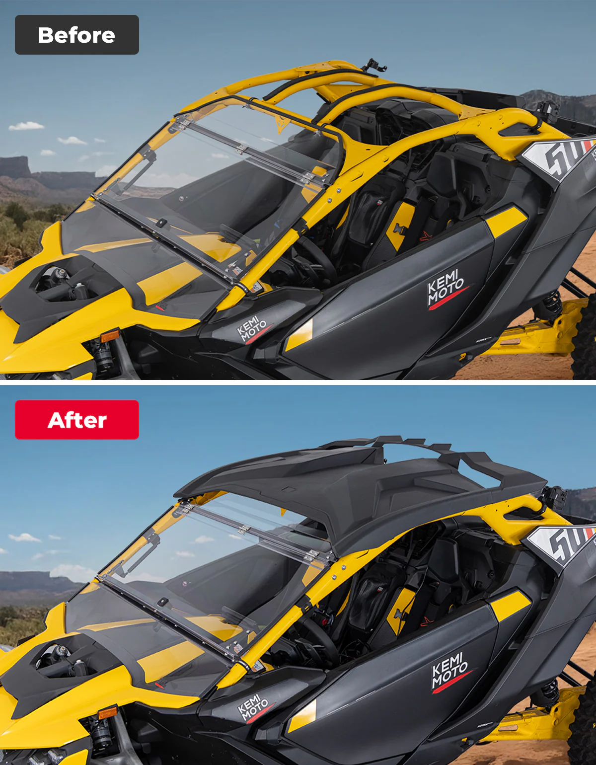 Roof For Can-Am Maverick R Plastic Waterproof Hard Roof Top - Image 3