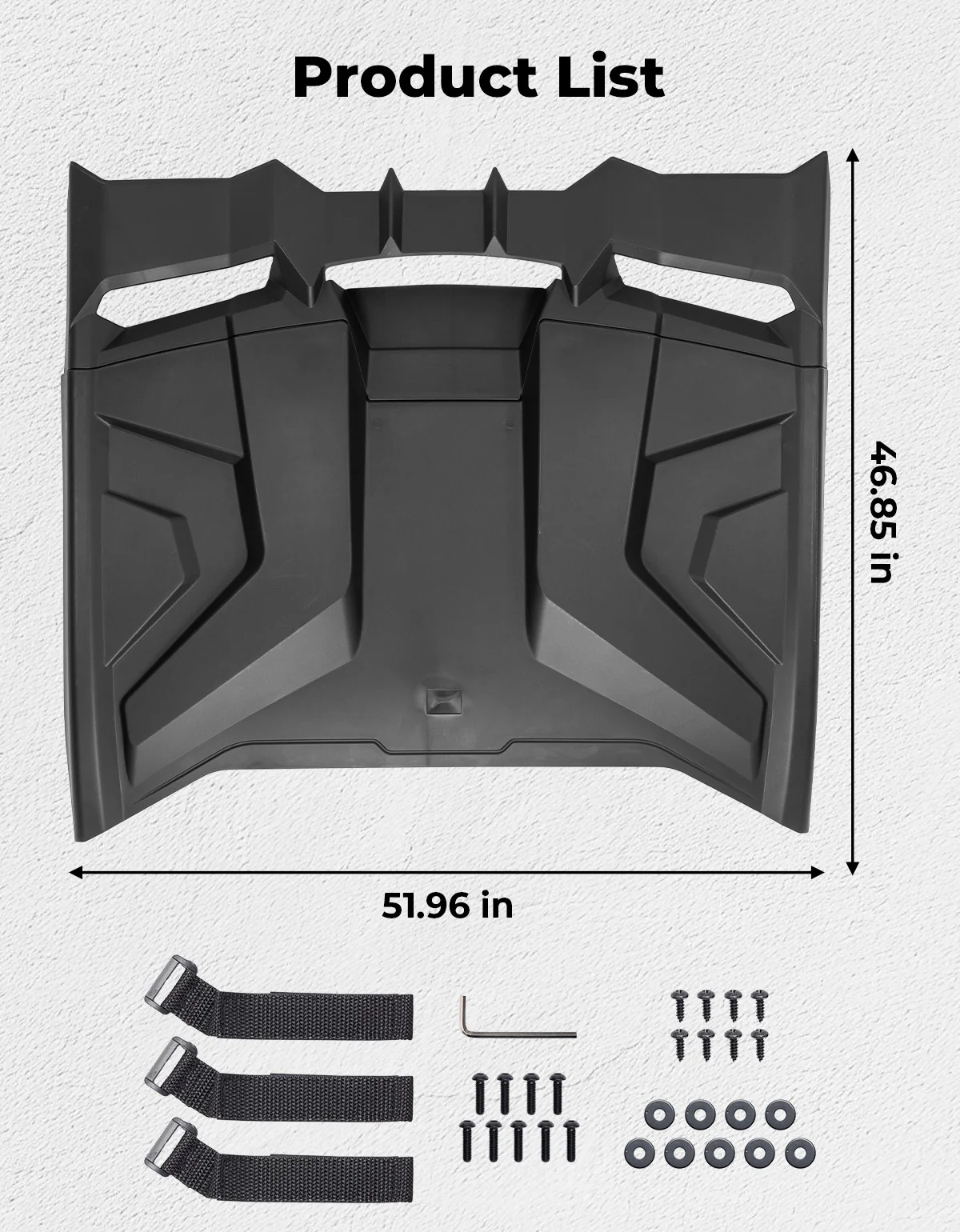 Roof For Can-Am Maverick R Plastic Waterproof Hard Roof Top - Image 8