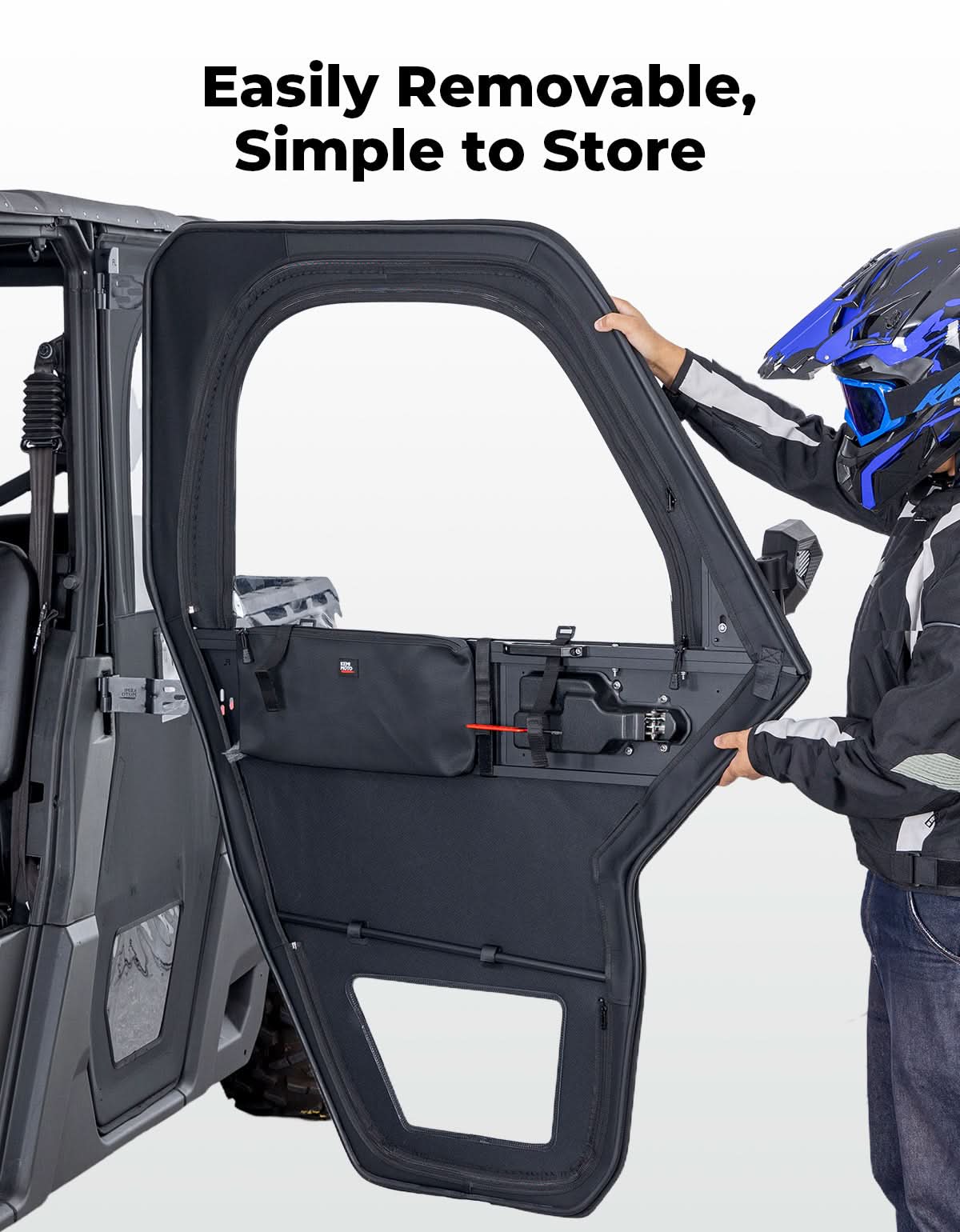 UTV Framed Doors for Can-Am Defender Max HD 7/8/9/10 – Full Enclosure Kit, 2022–2026 - Image 5