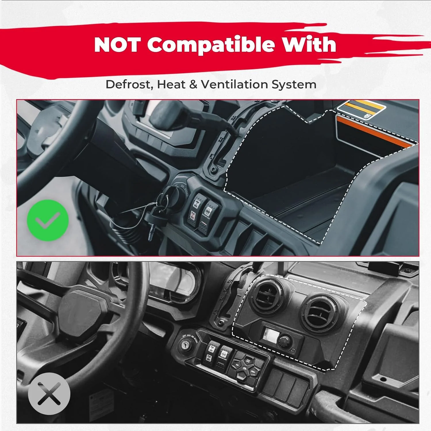 Electric Device Tablet Holder for Can am Defender HD5/8/10 - Image 5