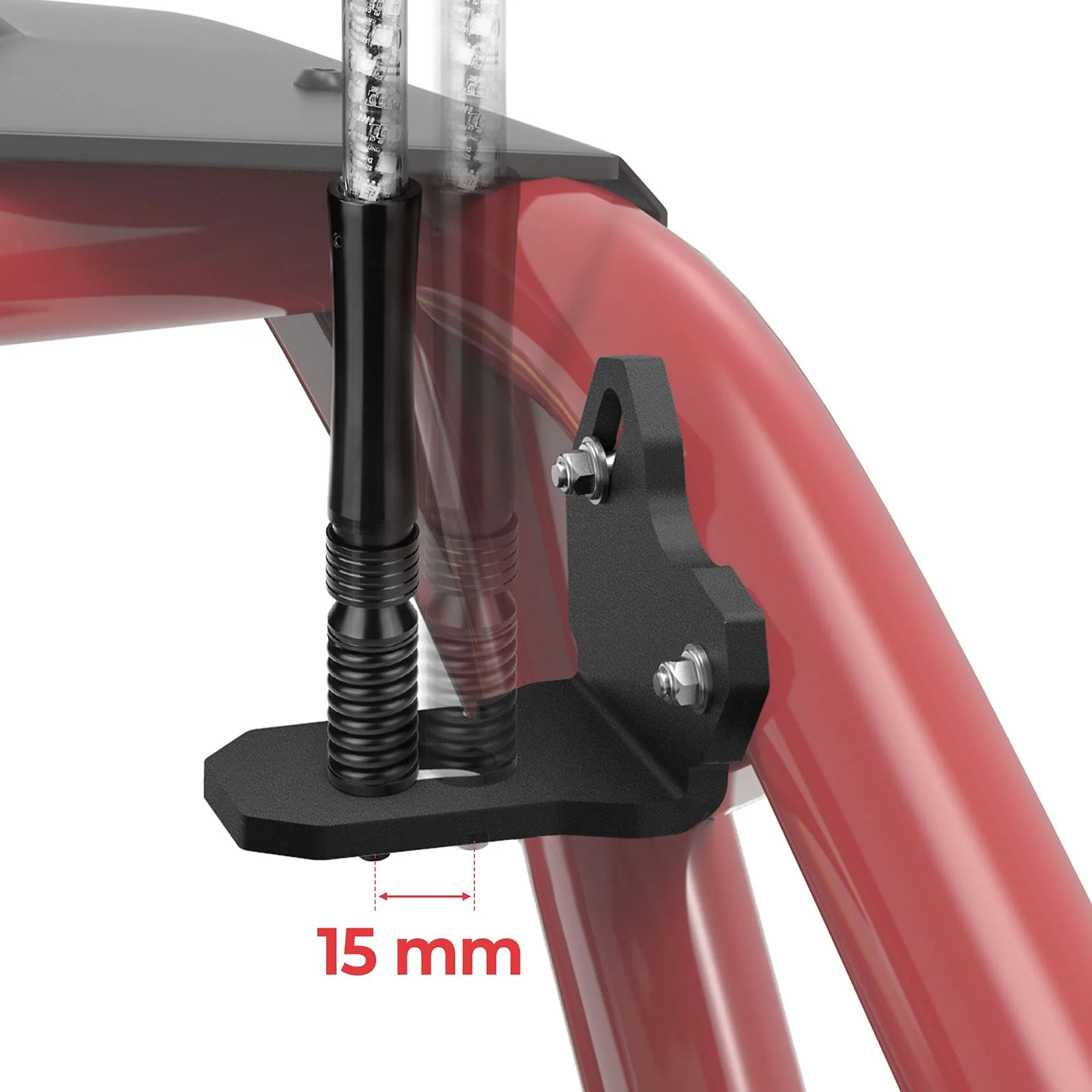 2 PCS Adjustable Whip Light Flag Mount for Can Am Maverick X3/MAX - Image 4