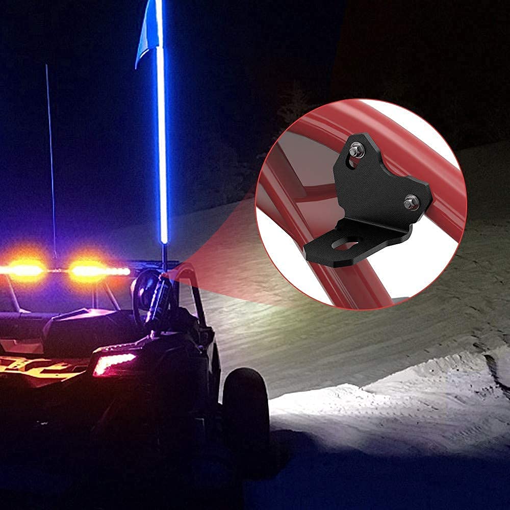 2 PCS Adjustable Whip Light Flag Mount for Can Am Maverick X3/MAX - Image 9