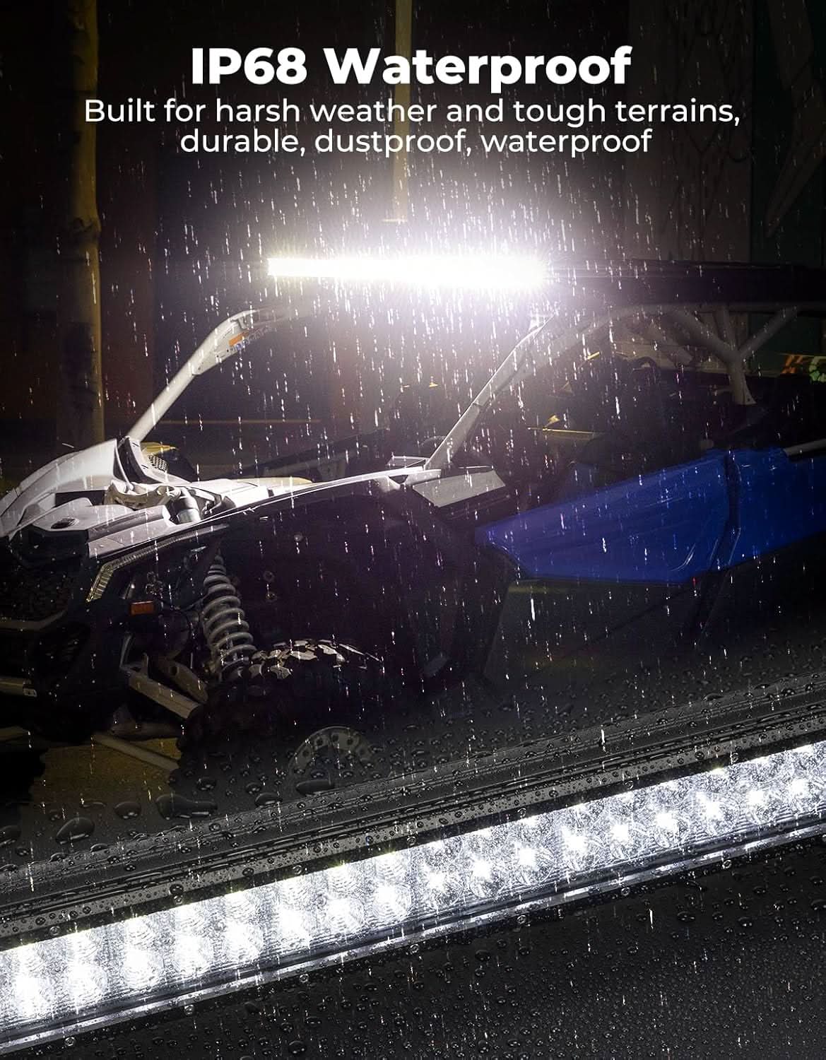 Aluminum Roof with LED Light Bar for Can-Am Maverick X3 MAX - Image 4