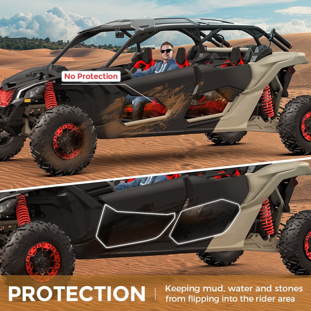 Aluminum Lower Door Panel Inserts For Can-Am Maverick X3 MAX - Image 6