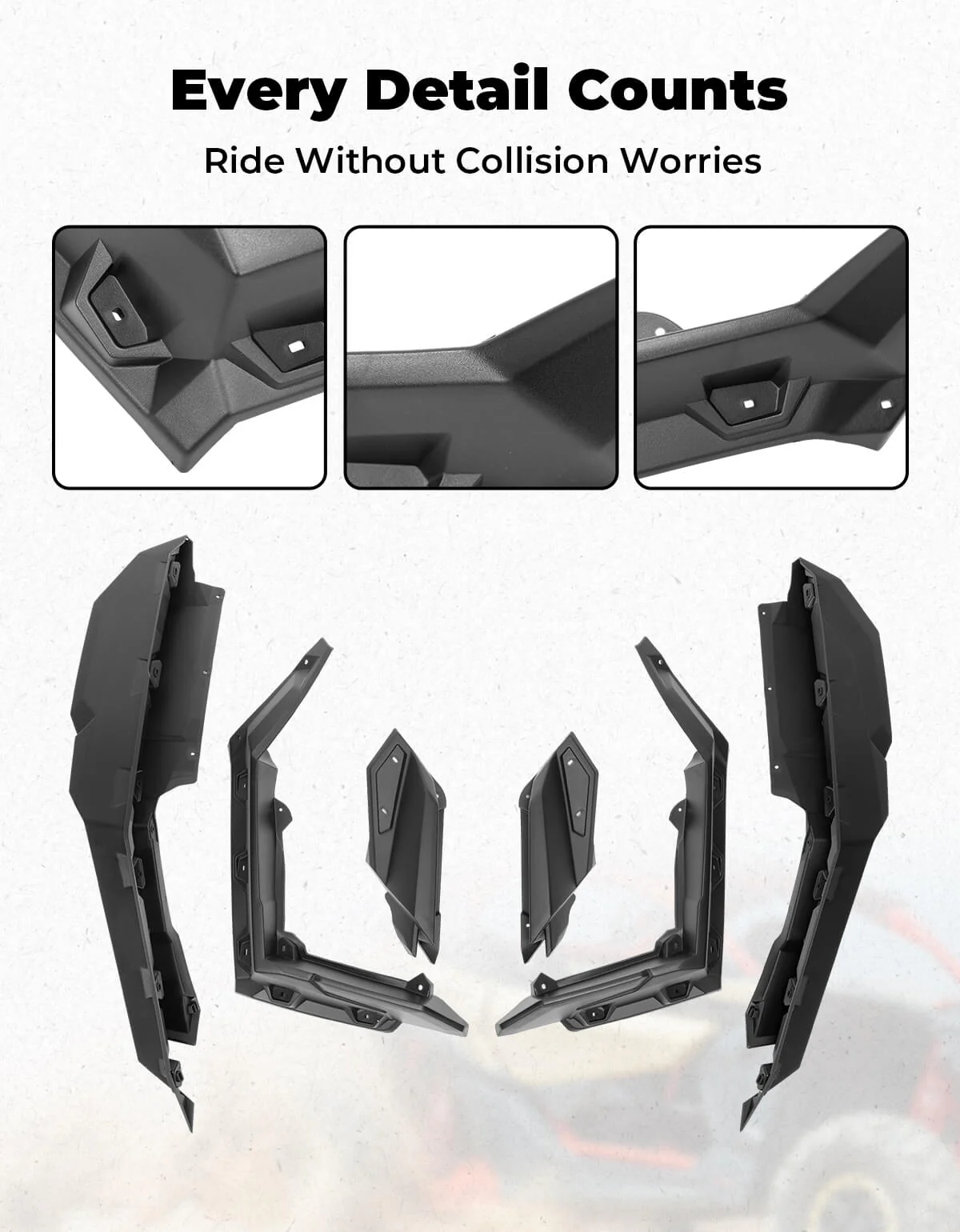 Fender Flares for Can-Am Maverick X3 / X3 Max - Image 3