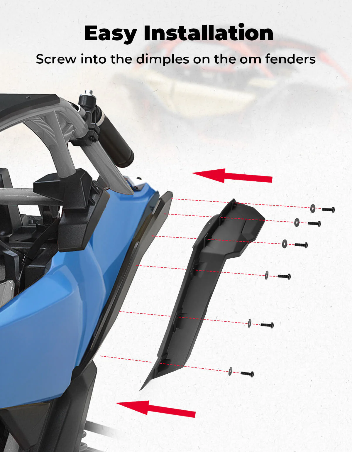 Fender Flares for Can-Am Maverick X3 / X3 Max - Image 4