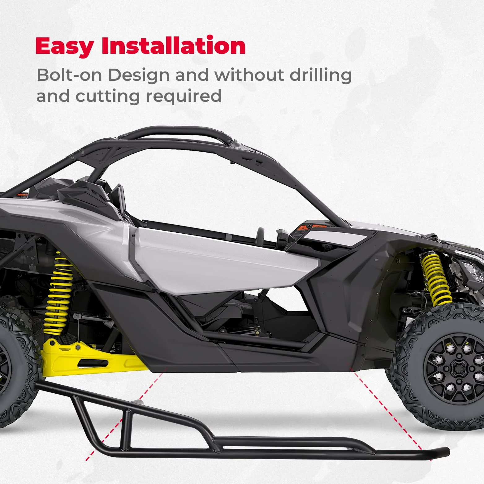 Nerf Bars Rock Sliders for Can-Am Maverick X3 2017-2026 - Image 5