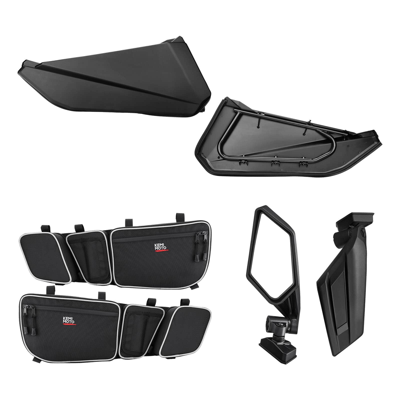 Door/ Door Bags / Rear Side Mirror Combo For Can Am Maverick X3 / Max Turbo R - Image 5