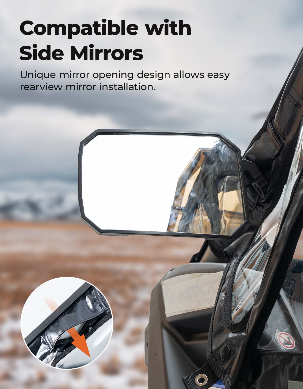 Soft Cab Enclosures Upper Windows for Can-am Maverick X3 - Image 2