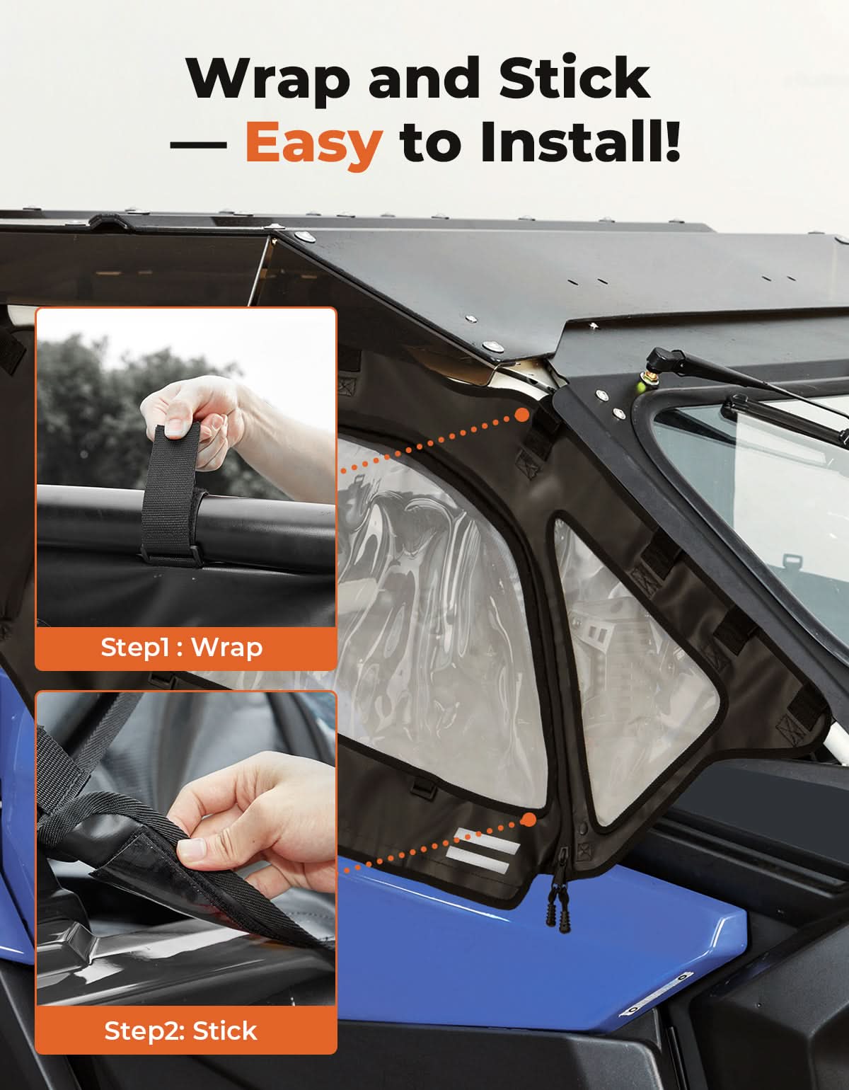 Soft Cab Enclosures Upper Windows for Can-am Maverick X3 - Image 5