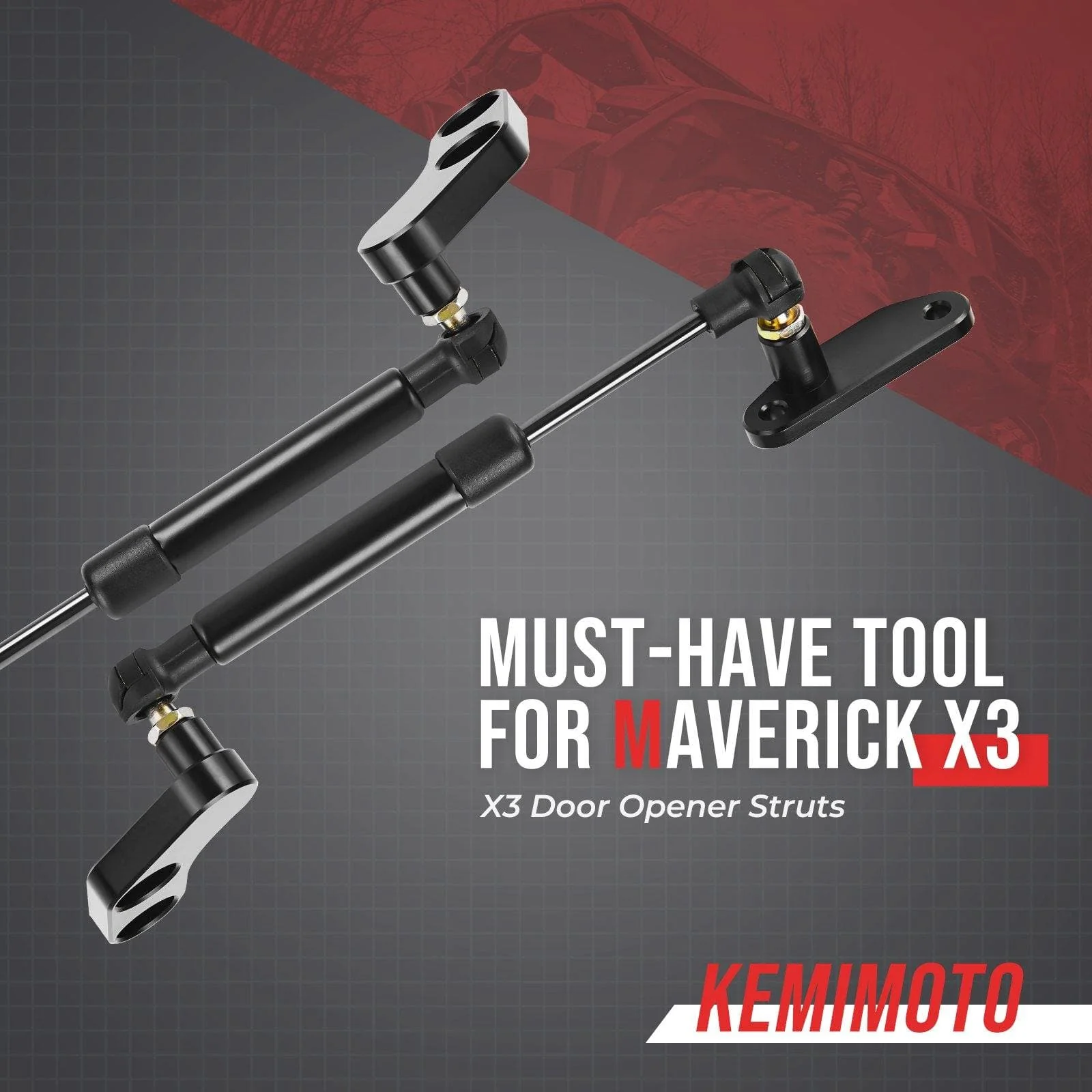 Strut Lifts Door Opener & Latch Door Handle for Can Am Maverick X3/MAX - Image 2