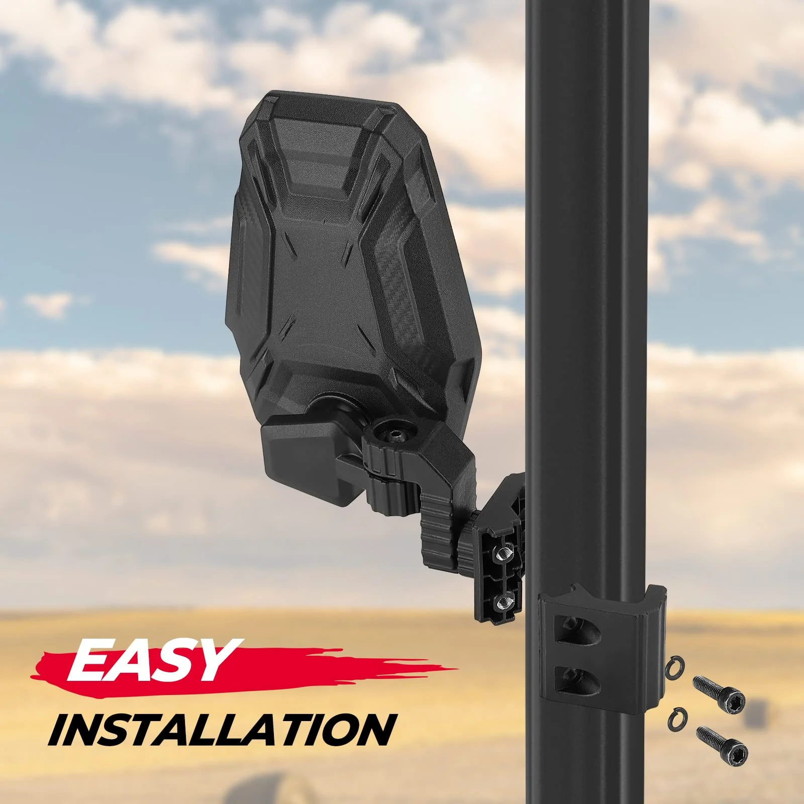 UTV Side Mirrors for Polaris Ranger/ Can-Am Defender/ Maverick Trail - Image 6