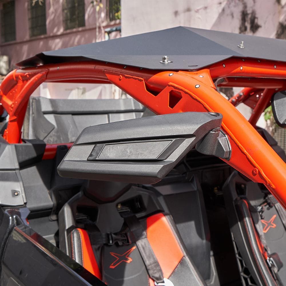 Rear View Side Mirrors & Front Lower Door Panel Inserts Fit Can Am Maverick X3 - Image 6