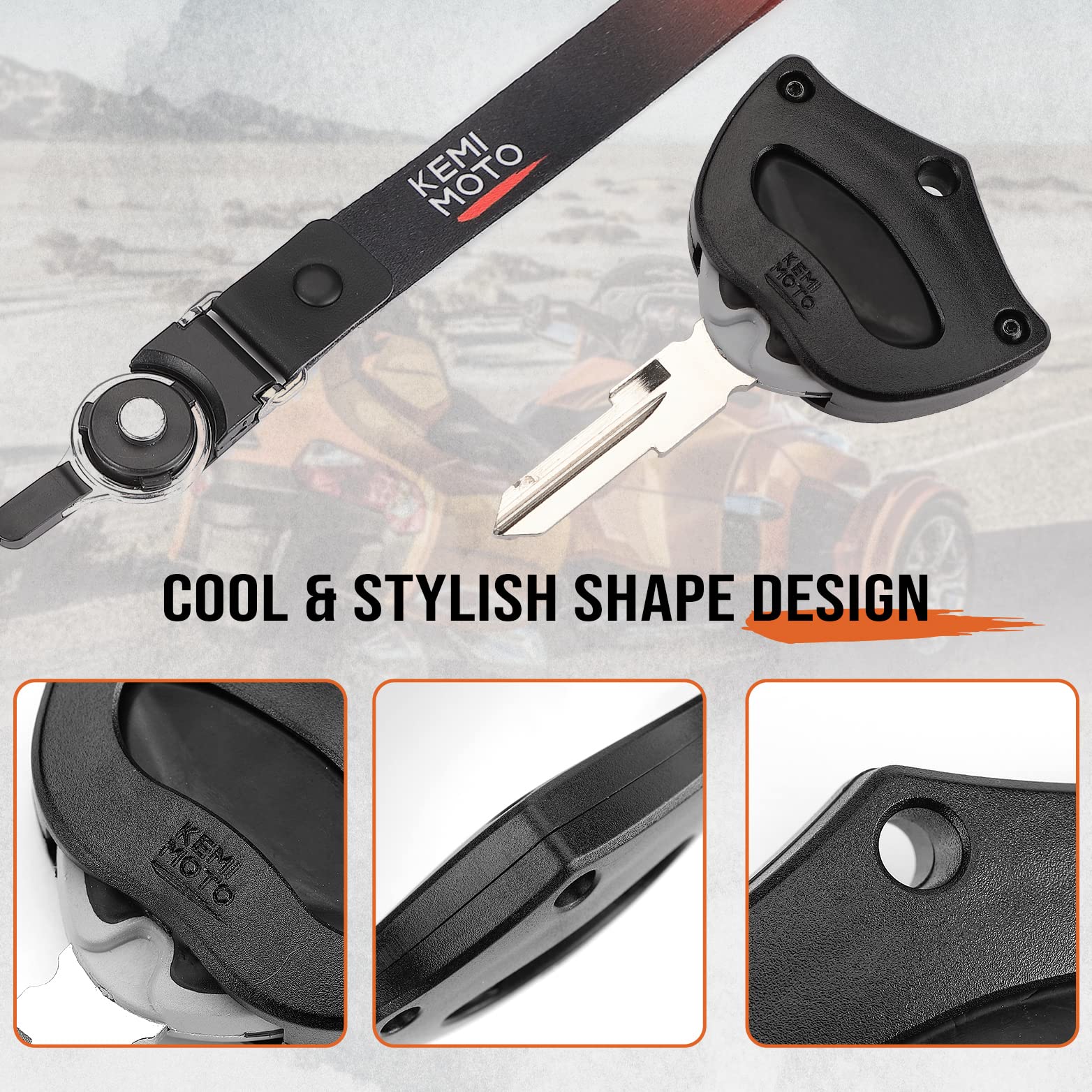 Key Holder With Lanyard Fit Can-Am Spyder - Image 3