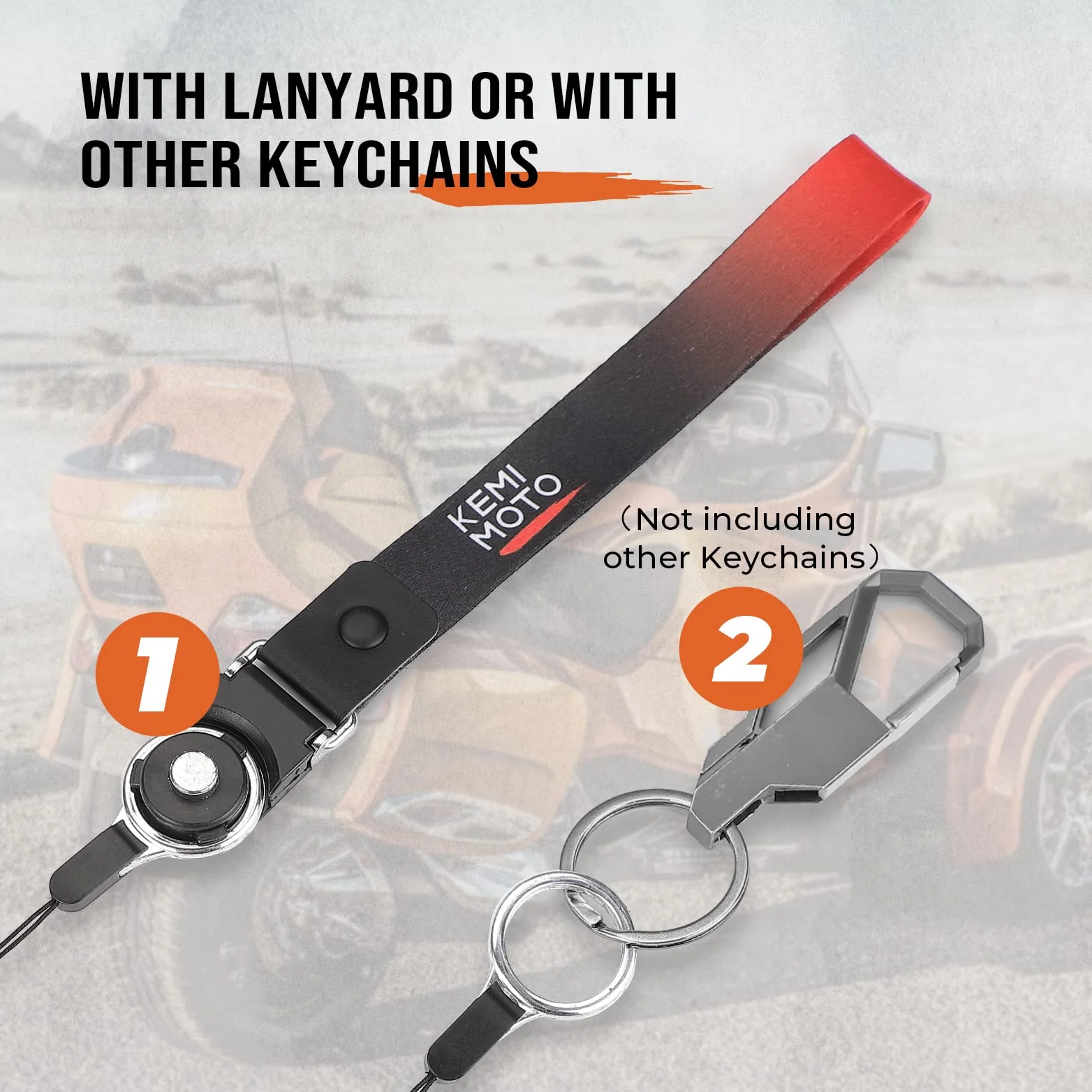 Key Holder With Lanyard Fit Can-Am Spyder - Image 5