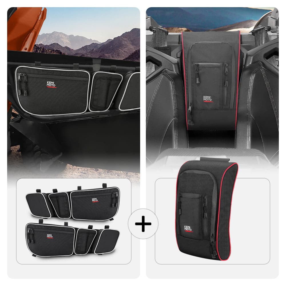 Door Bags ＆ Center Bag for Can Am Maverick X3/MAX - Image 11