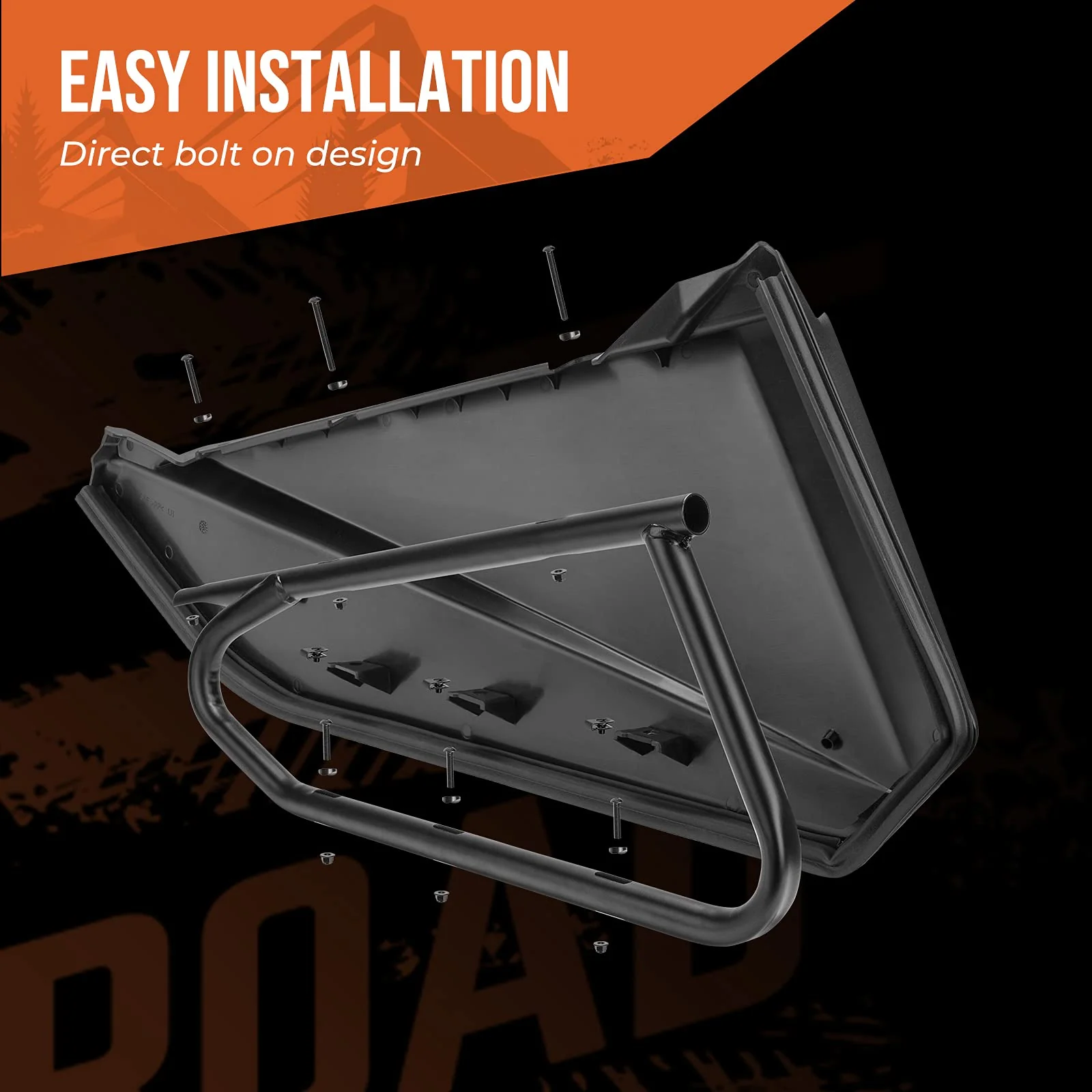 Front Lower Doors with Metal Frame for Can-Am Maverick X3 - Image 3