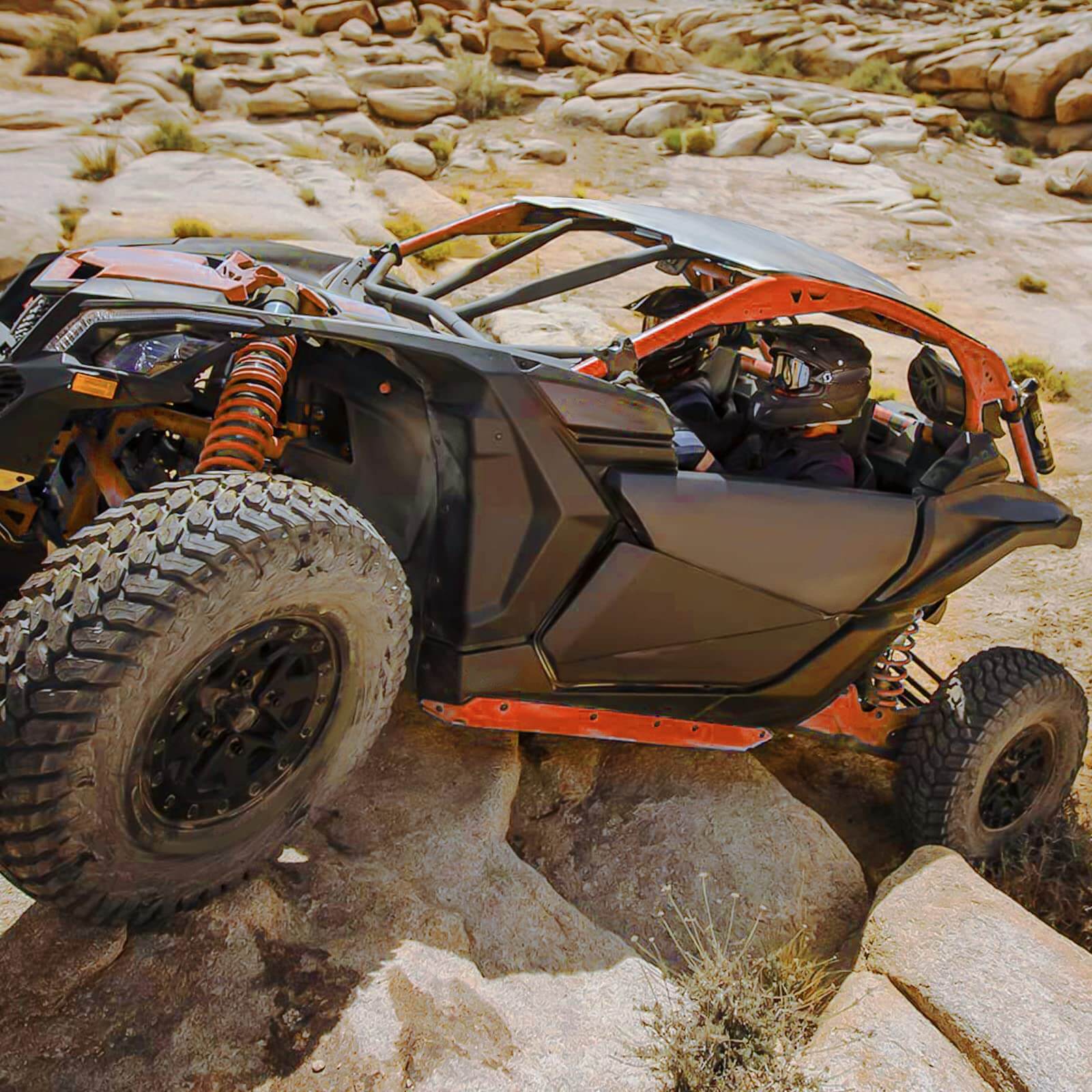 Front Lower Doors with Metal Frame for Can-Am Maverick X3 - Image 6
