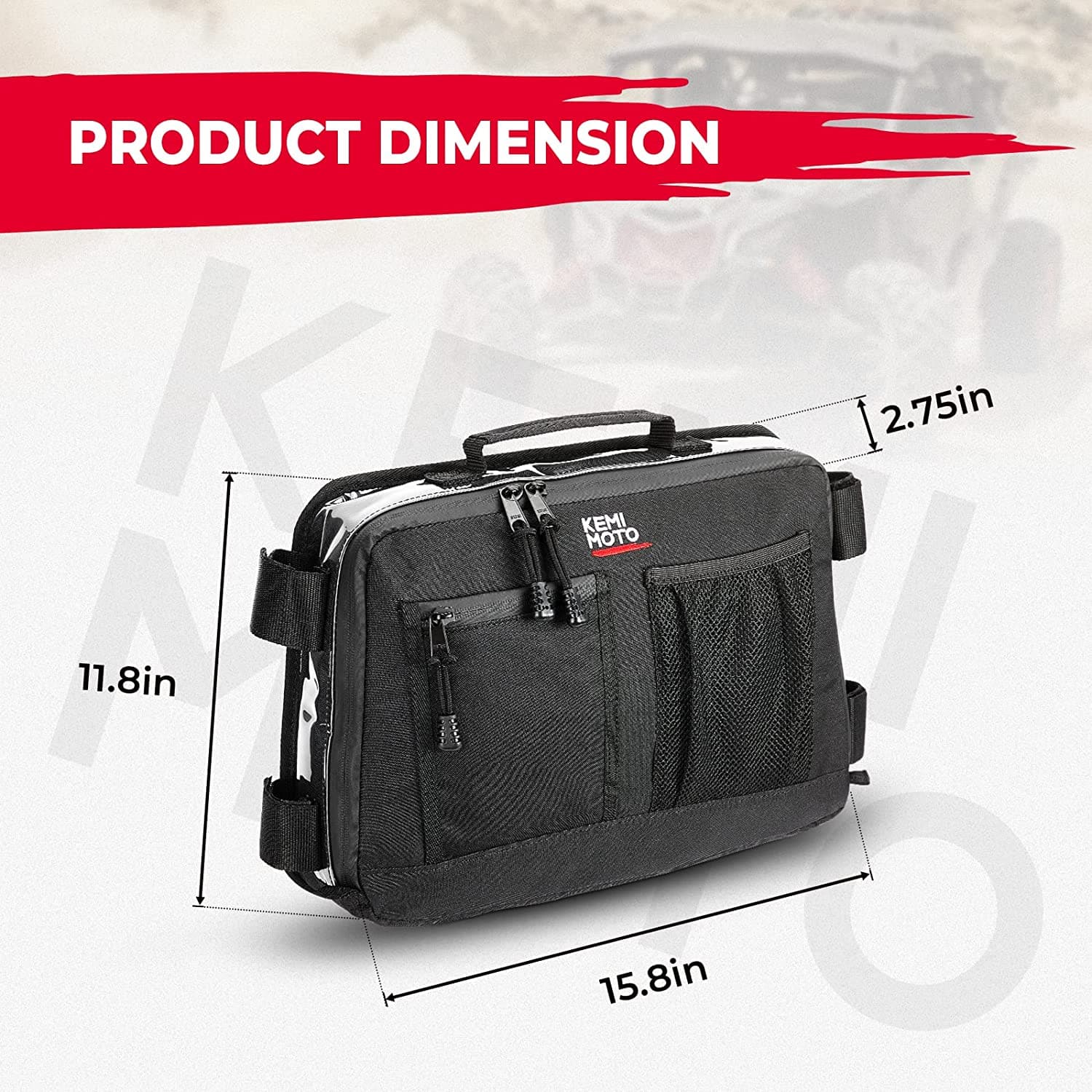 Overhead Roof Storage Bag for Can Am Maverick X3/X3 MAX - Image 6