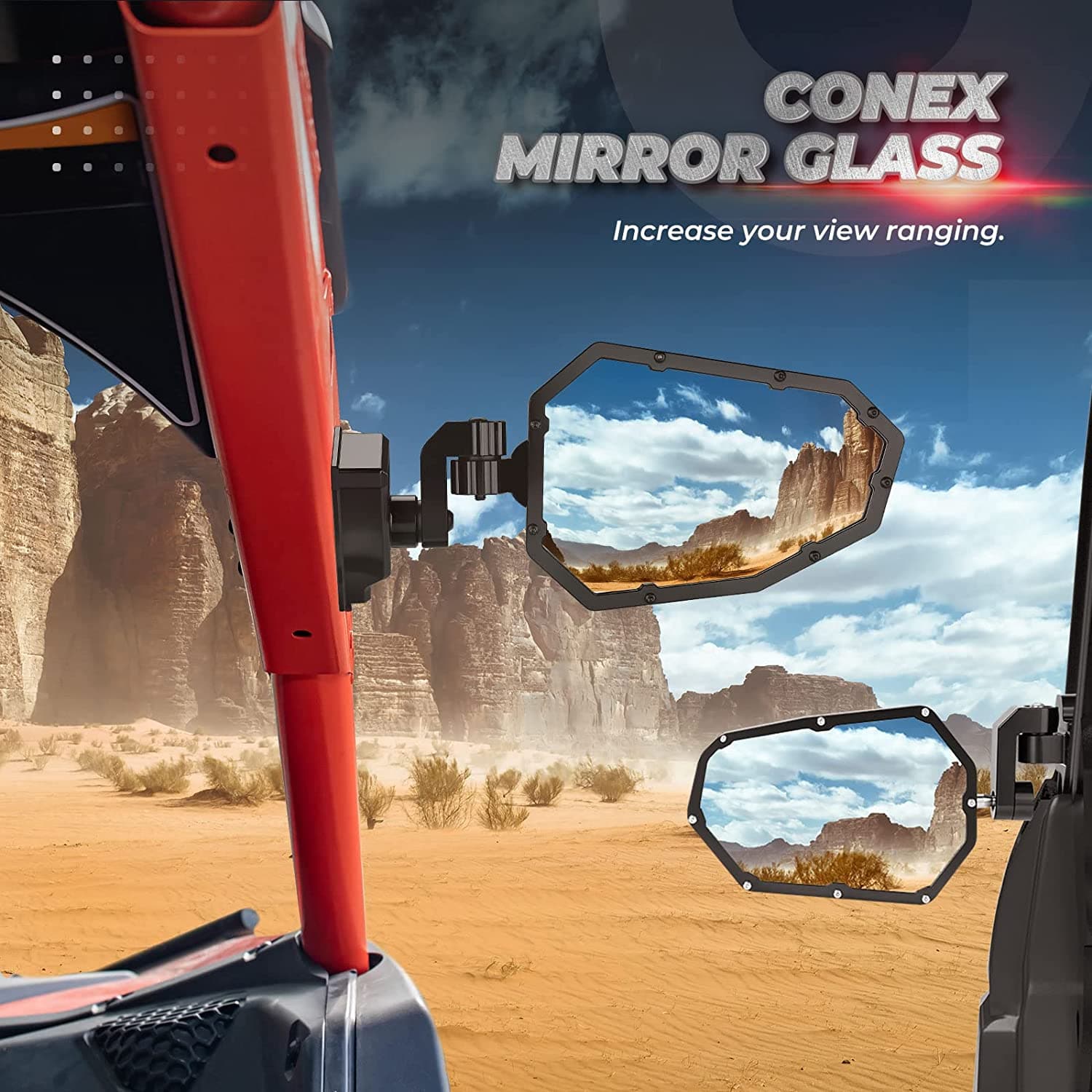 Aluminum Side Mirrors for Can-Am Maverick X3/ X3 Max - Image 7