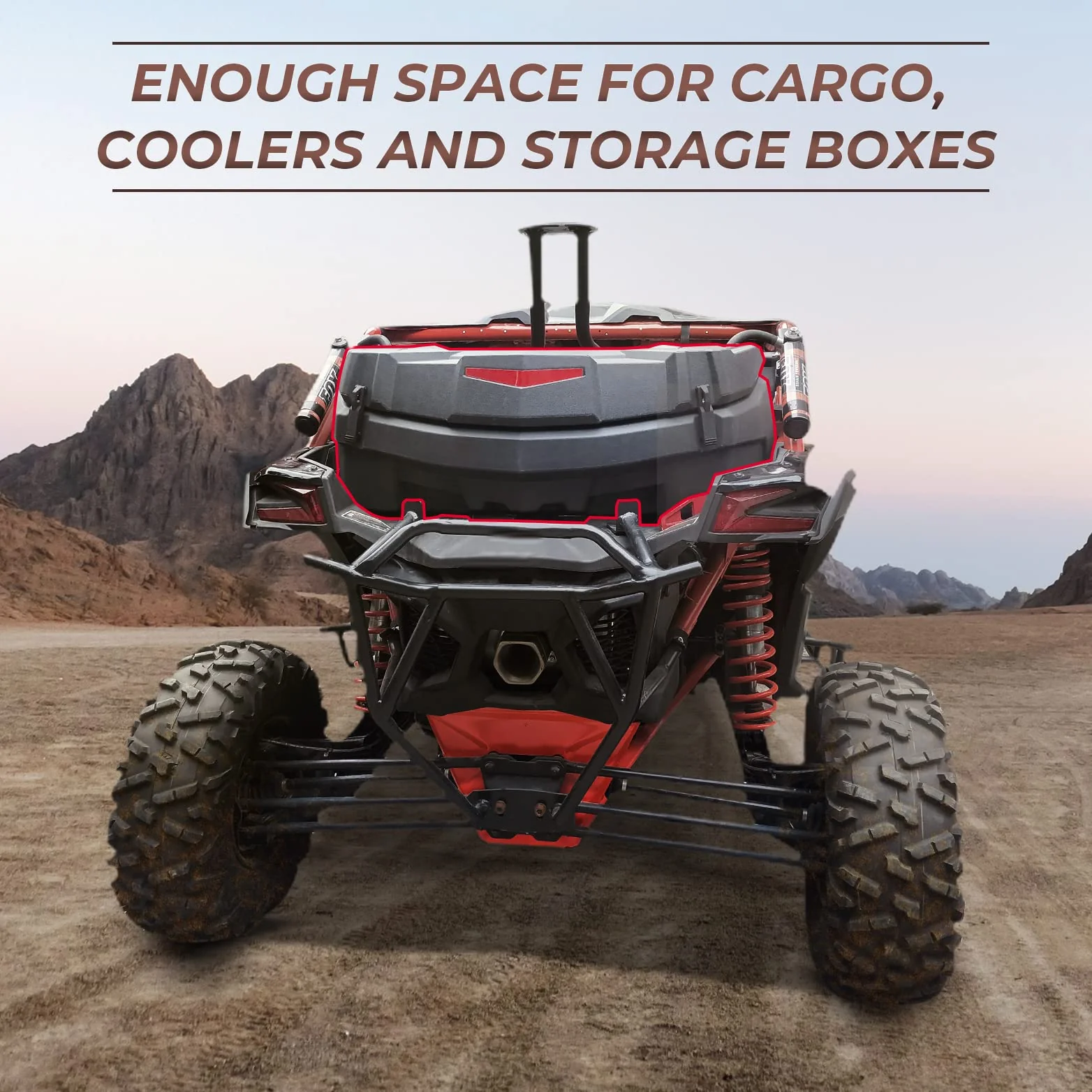 Spare Tire Mount for Can Am Maverick X3 / X3 Max - Image 3