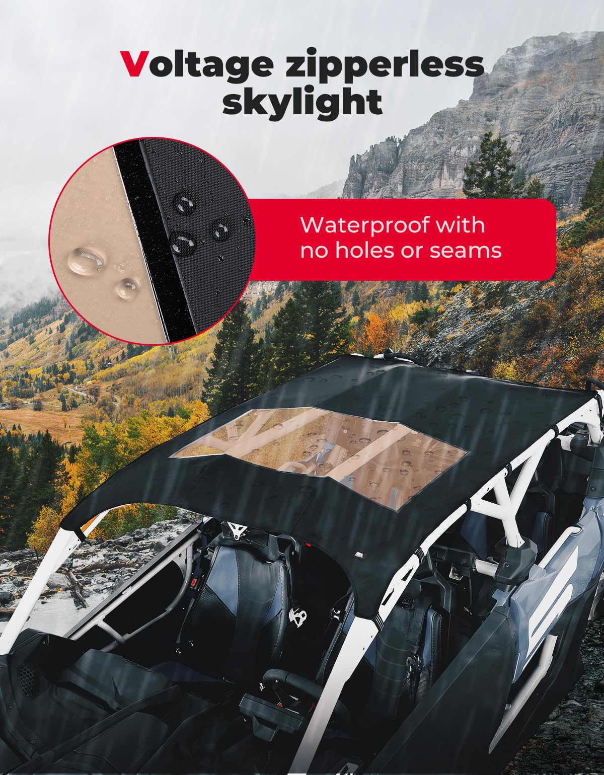 Canvas Soft Rooftop for Can-Am Maverick X3 MAX - Image 4