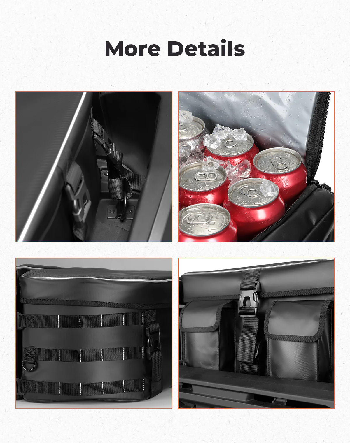 112L Rear Cargo Bag for Can-Am Maverick R 2024+ - Image 7