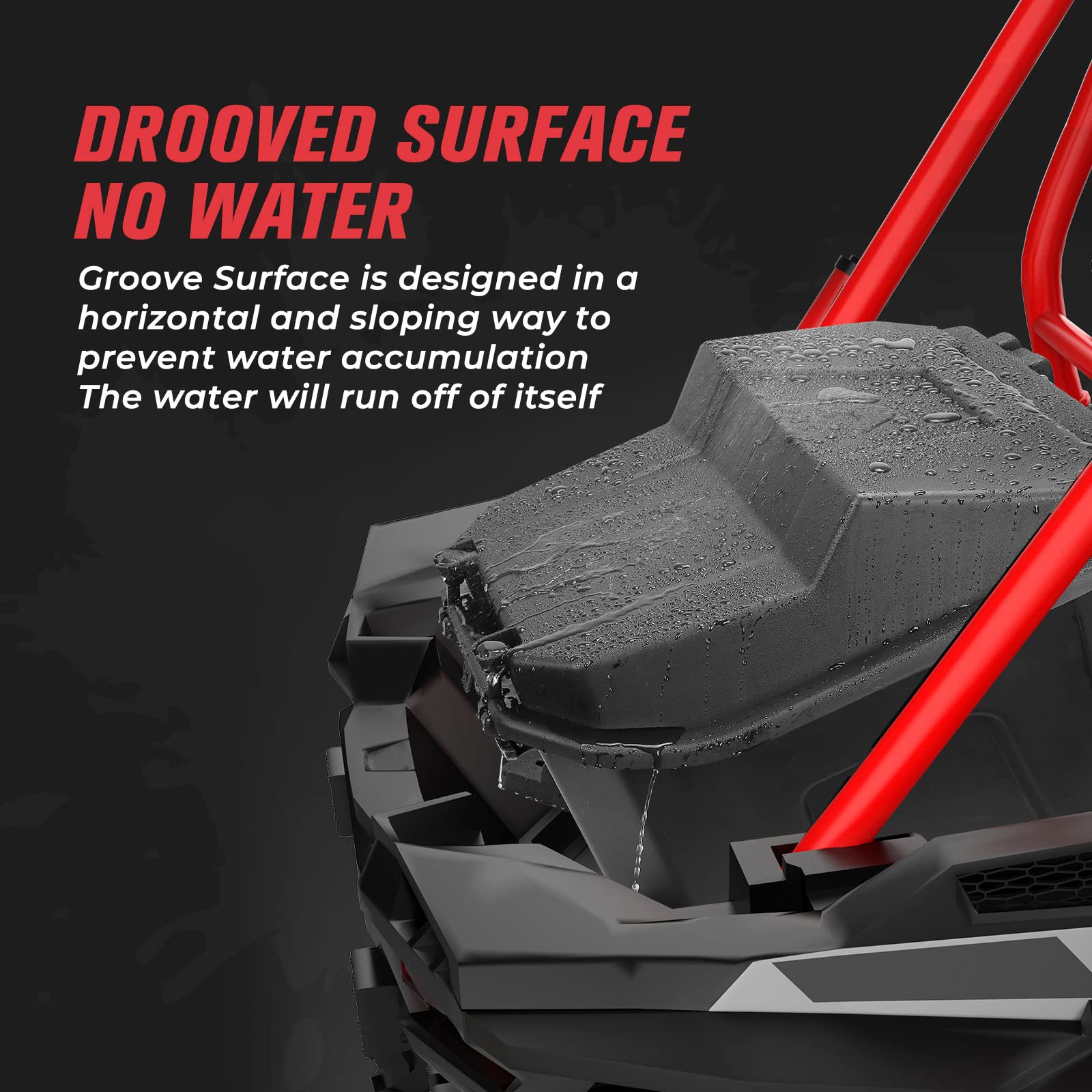 Black Cargo Box for Polaris RZR XP 1000/4 1000 2014-2023 - Image 4