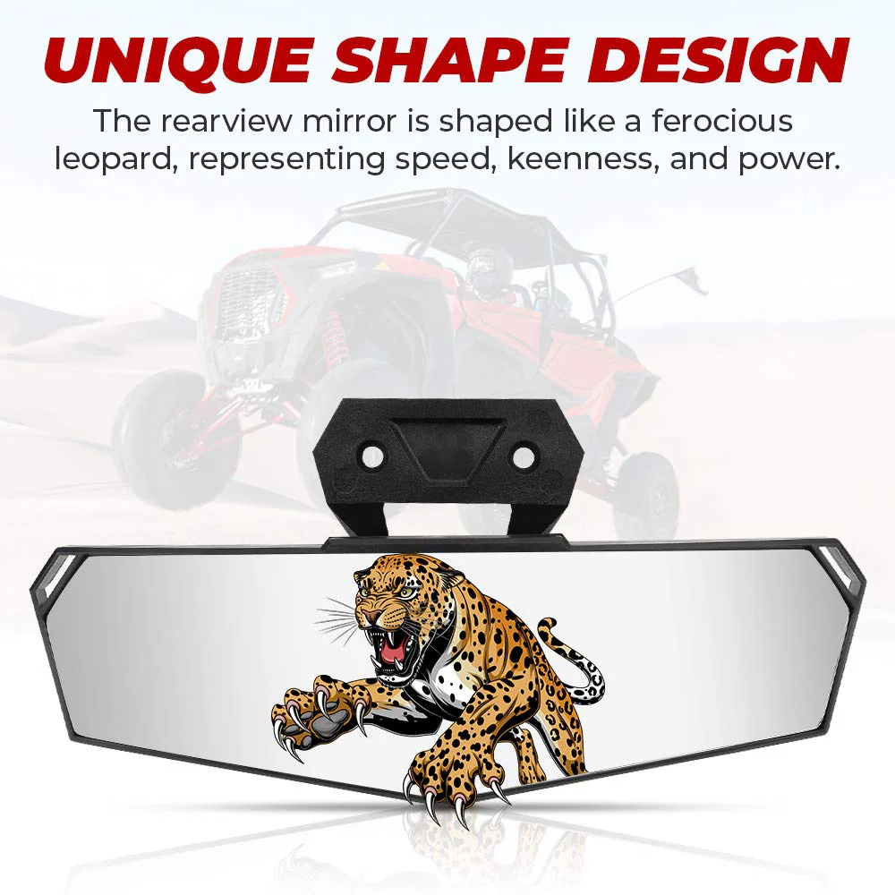 Center Rear View Mirror for Polaris RZR PRO XP / 4, Turbo R /4, RZR XP 1000 - Image 4