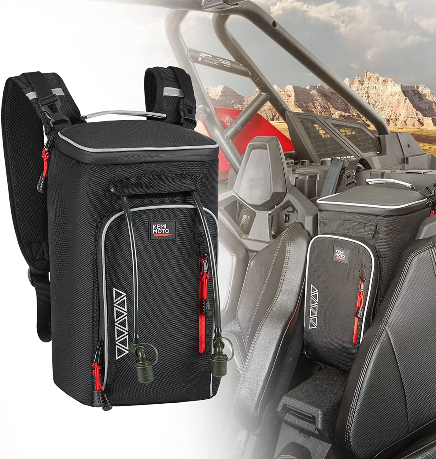 Center Shoulder Console Bag for Yamaha Rmax2 - Image 8