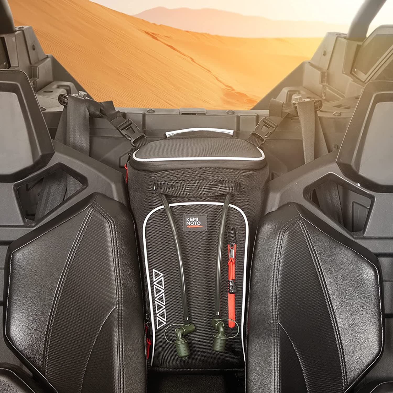 Center Shoulder Console Bag for Yamaha Rmax2 - Image 9