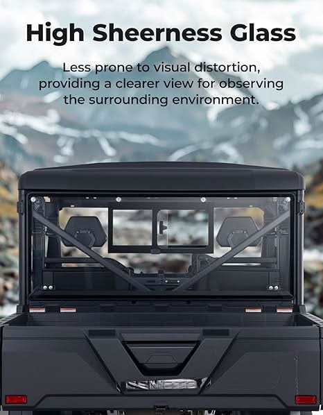UTV Sliding Glass Rear Window For CFMOTO UFORCE 1000/1000 XL 2019-2026 - Image 4