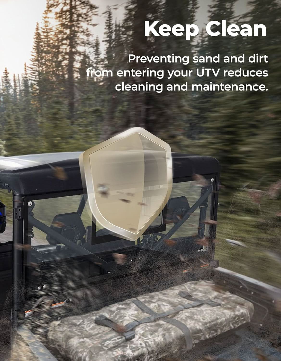 UTV Sliding Glass Rear Window For CFMOTO UFORCE 1000/1000 XL 2019-2026 - Image 6