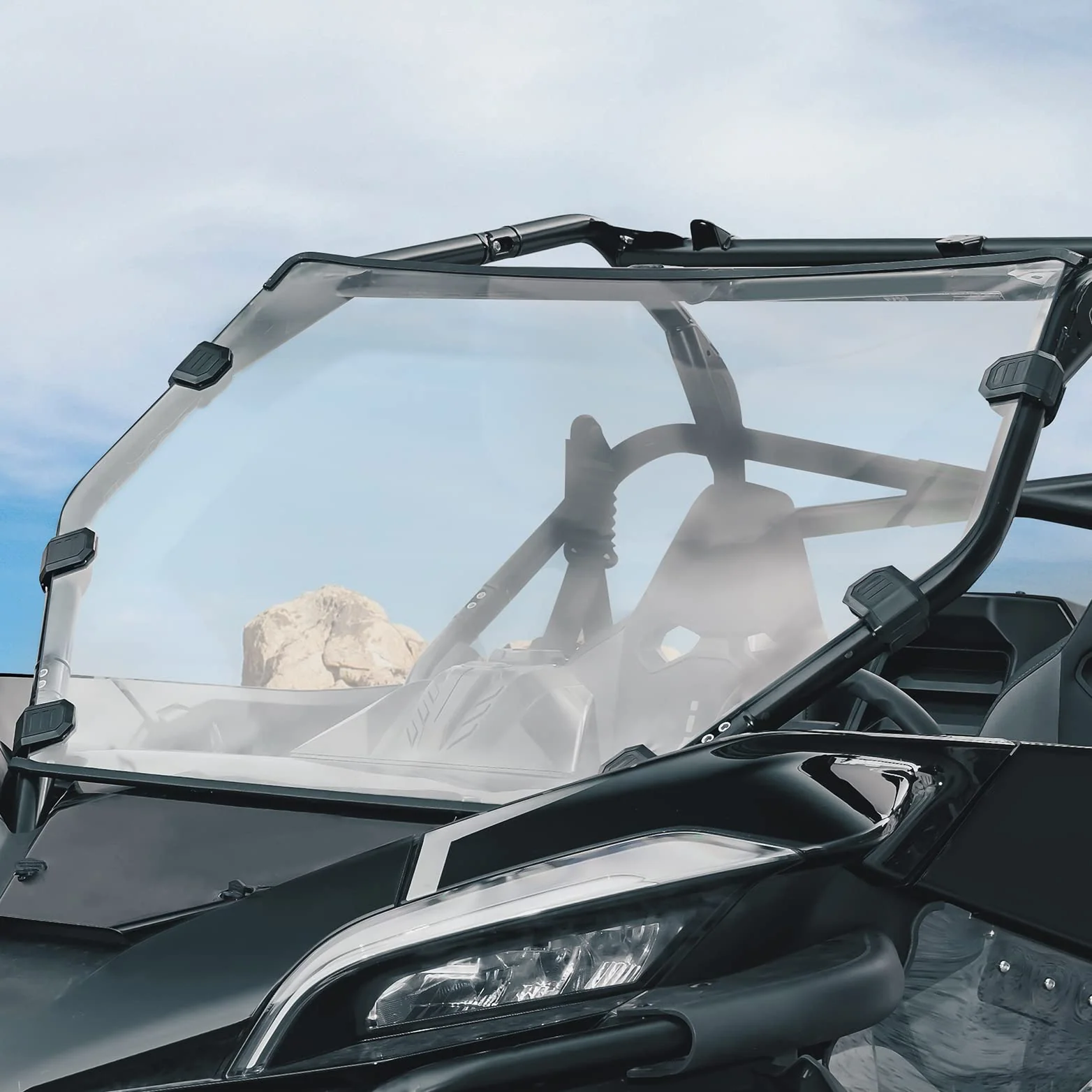Scratch Resistant Full Windshield for CFMOTO ZForce 950 - Image 8