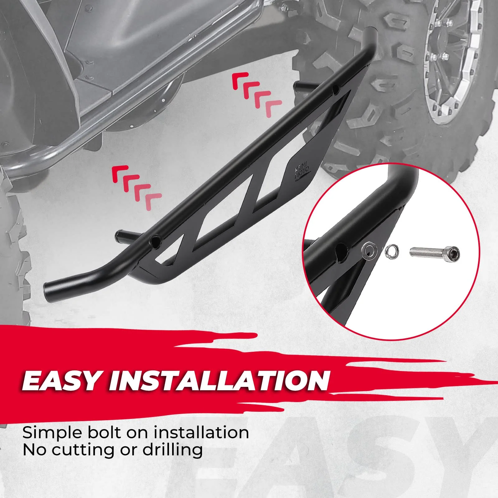 Nerf Bars Rock Sliders For CFMOTO ZForce 950 - Image 5