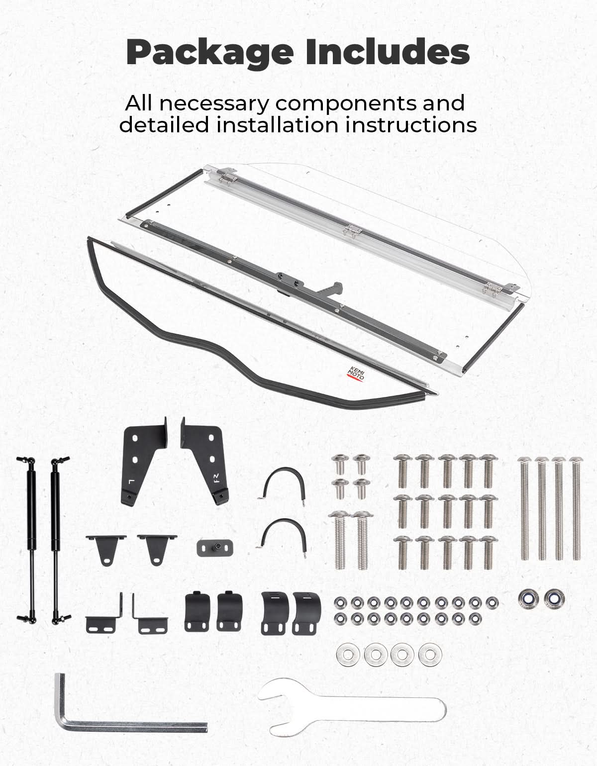 Clear 3-in-1 Front Flip Windshield for Can-Am X3 & X3 Max – Hard-Coated 1/4" Polycarbonate, Scratch Resistant - Image 8
