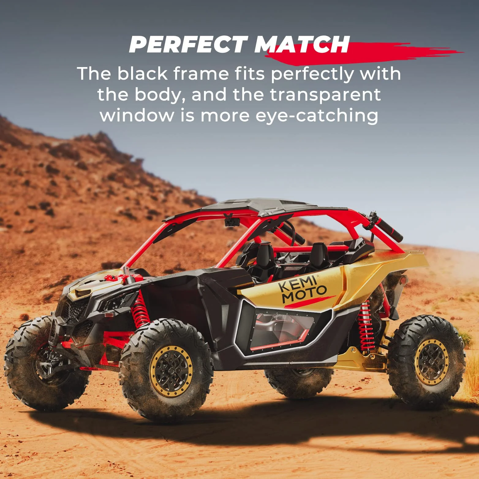 Clear Lower Door Inserts for Can-Am Maverick X3 - Image 4