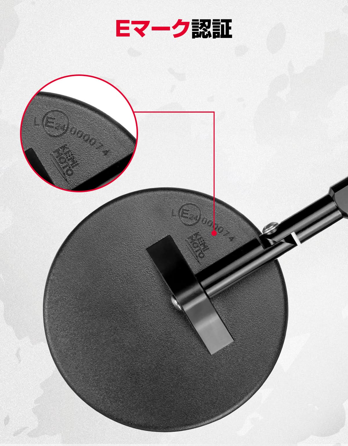 CNC Aluminum Bar End Side Mirror for 22-23mm Handlebar Diameter - Image 3