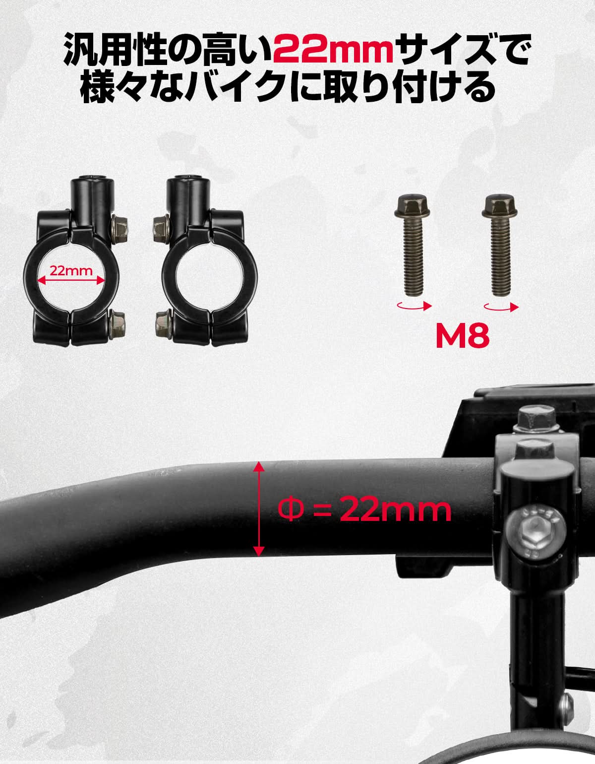 CNC Aluminum Bar End Side Mirror for 22-23mm Handlebar Diameter - Image 4