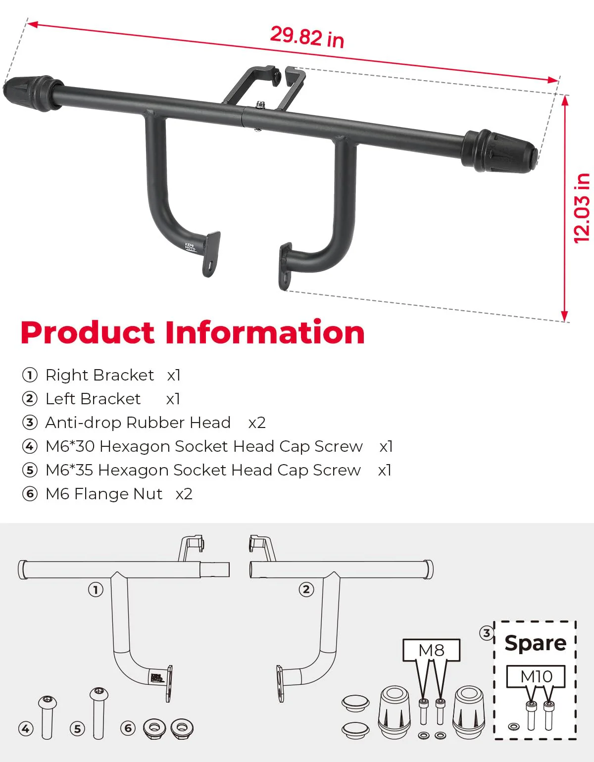 CNC Engine Guard Crash Bar for Navi 2022-2025 - Image 5