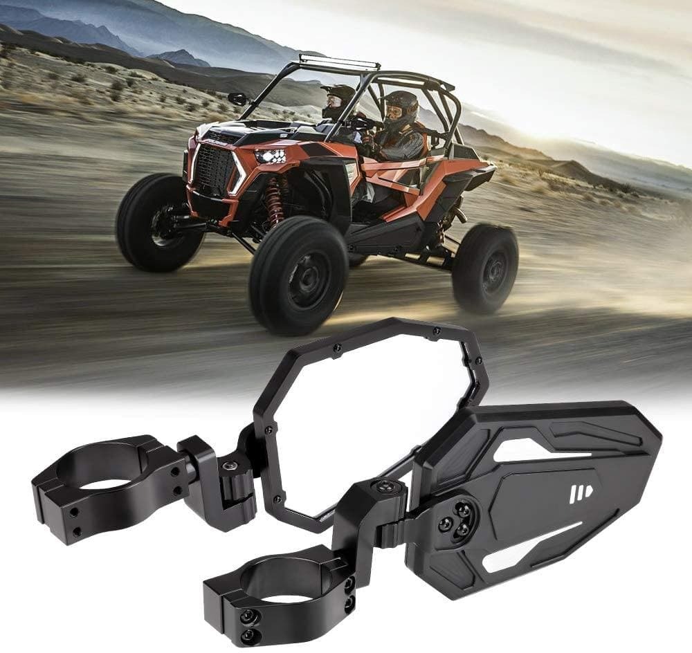 UTV 1.65"-2" Rear View Mirror & 1.75"-2" Adjustable Side Mirror - Image 3