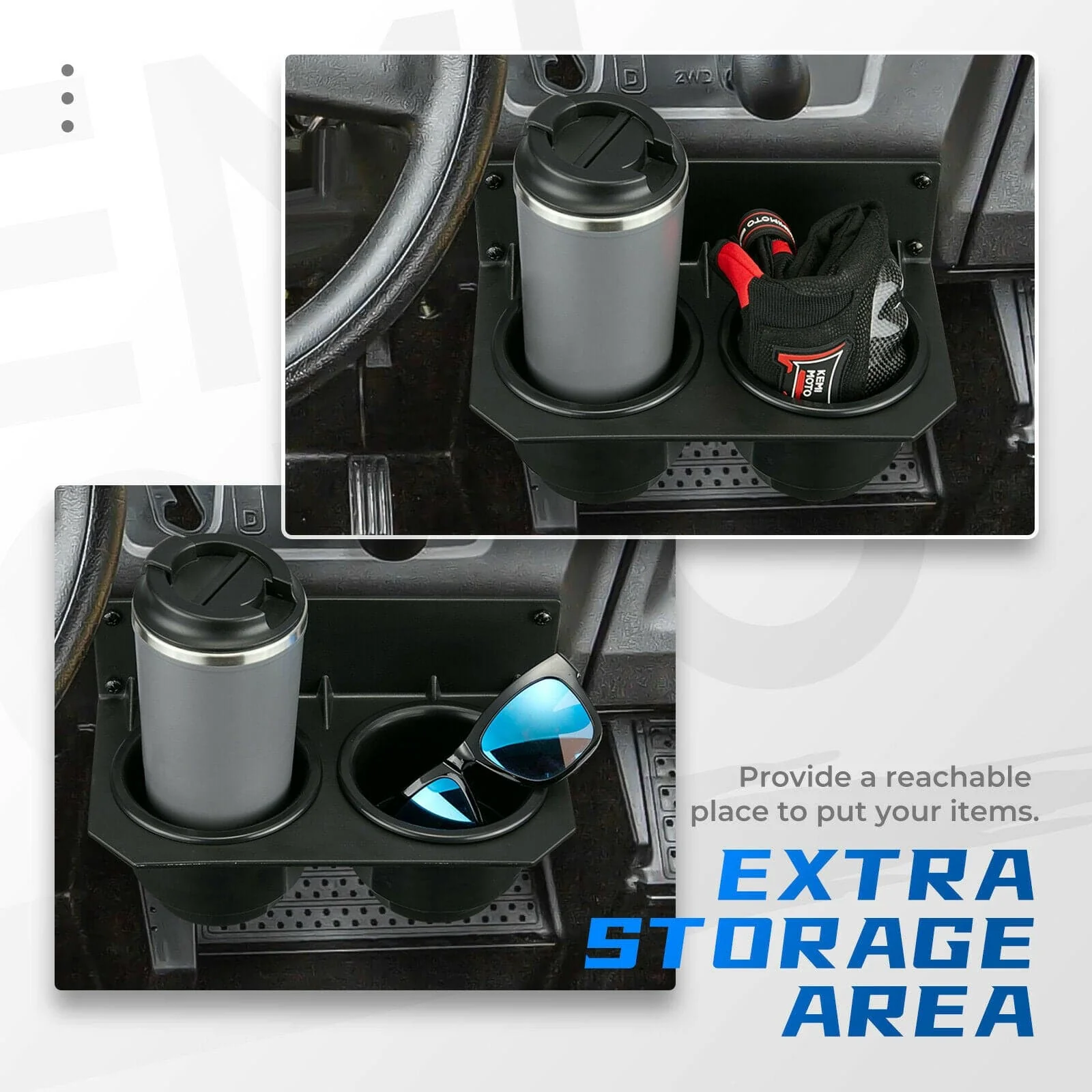 Center Dash Cup Holder for Honda Pioneer 700/700-4 2014-2023 - Image 3