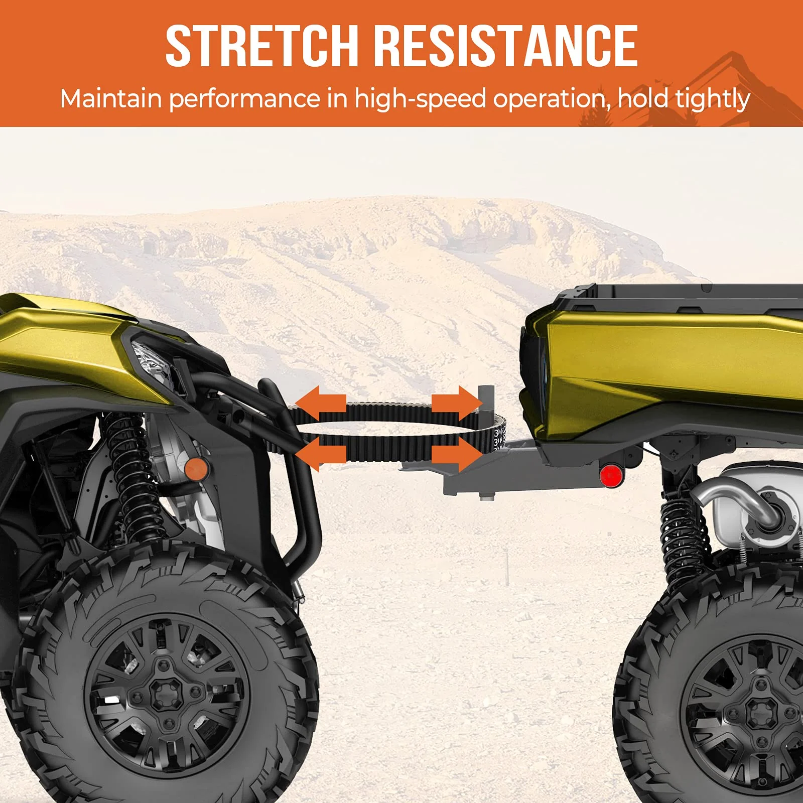 CVT Drive Belt for Can-Am Maverick Commander Outlander Renegade - Image 4