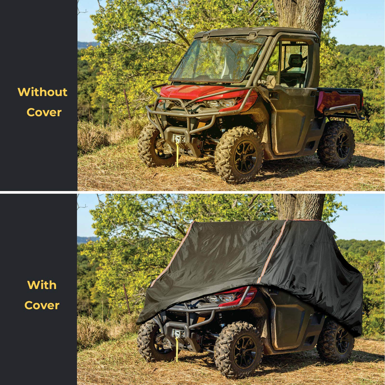 2-Seater UTV Cover for Defender, Ranger, Commander - Image 9