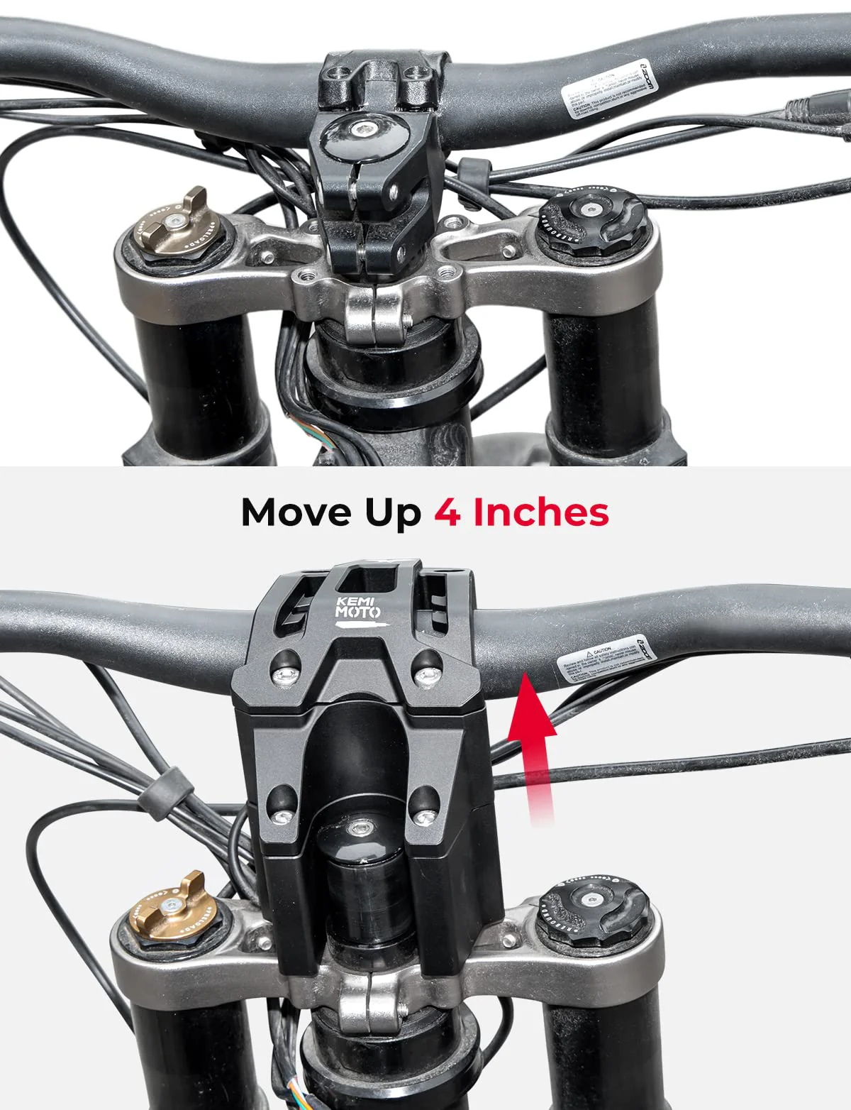 Direct Mount Riser Stem For Sur-Ron Light Bee X Segway X160 X260 Electric Dirt Bike - Image 3