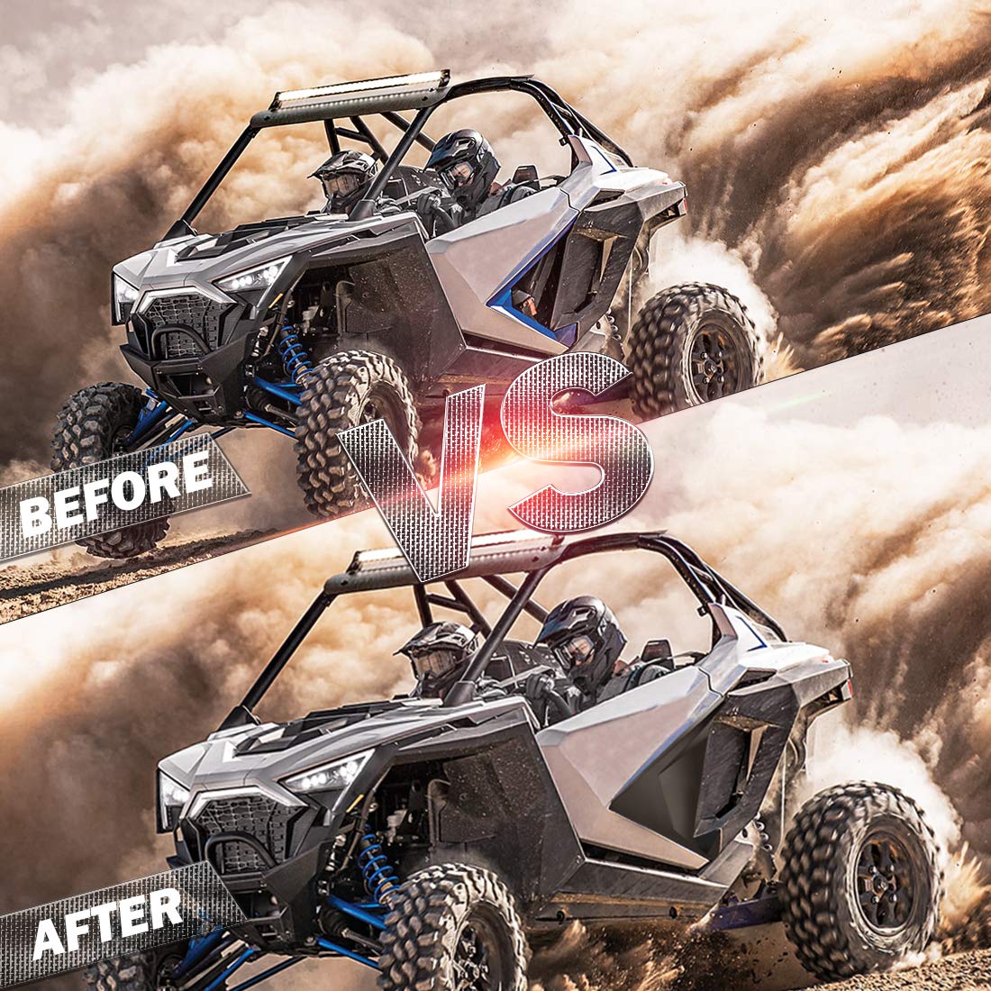 UTV Lower Half Doors Panels for RZR PRO XP/R/Turbo R 2020-2024 - Image 4