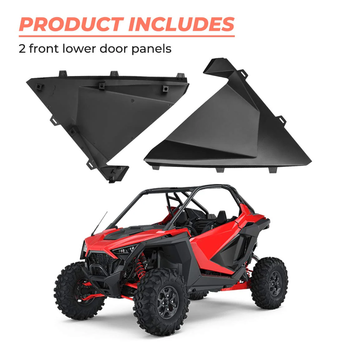 UTV Lower Half Doors Panels for RZR PRO XP/R/Turbo R 2020-2024 - Image 5