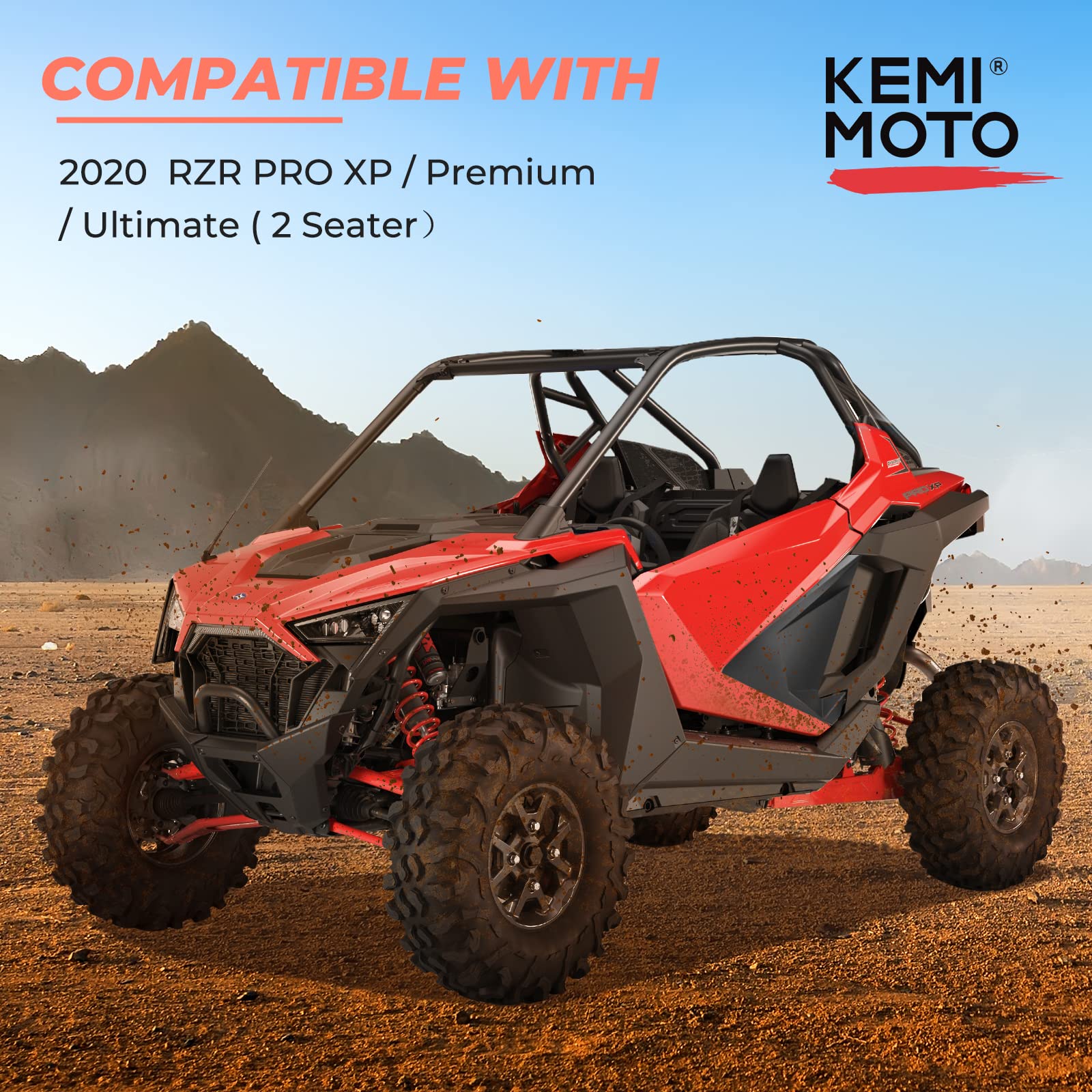 UTV Lower Half Doors Panels for RZR PRO XP/R/Turbo R 2020-2024 - Image 7