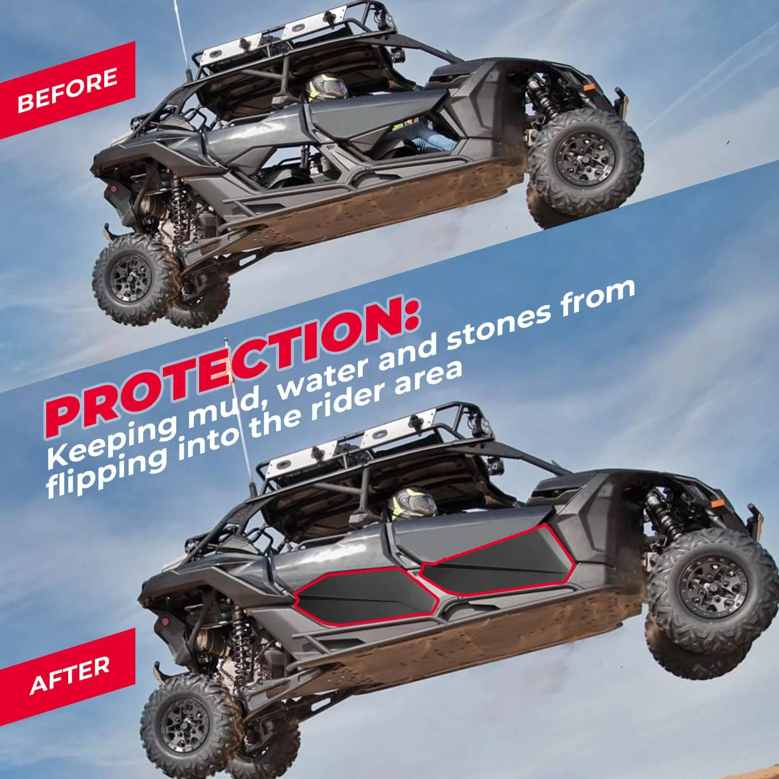 Door Panel & Mud Fender Flares For Can-Am Maverick X3 MAX - Image 6