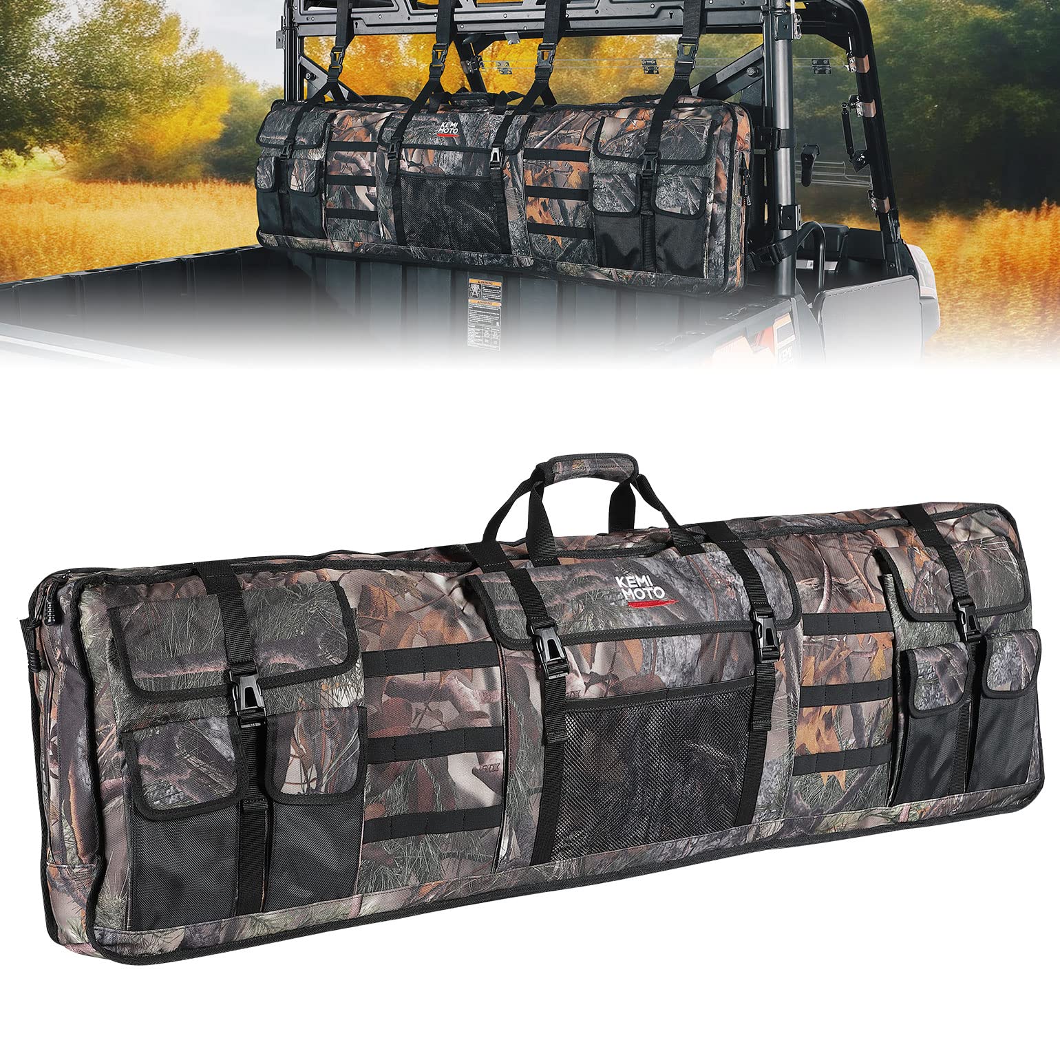 UTV Double Gun Holder Tool Rack for Hunting Gear - Image 10